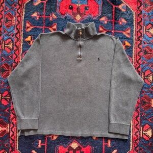 Vintage Polo Ralph Lauren Poney Quarter Zip Sweater